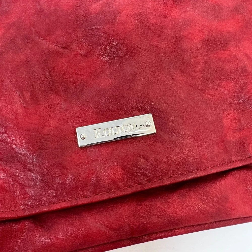 Koltov Crossbody Red Purse Handbag 10
